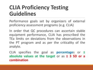 total allowable error clia 2023|CLIA has criteria for performing proficiency tests .
